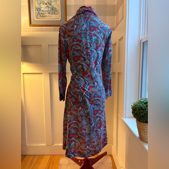 Vintage Paisley Dress Size 14 - Picture 2 of 7